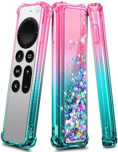 Testing the NZND for Apple TV Remote Case, Cute Liquid Glitter TPU over two weeks