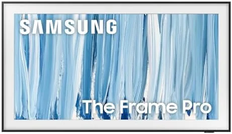 Samsung The Frame Pro 55-inch mounted on a wall showing art mode