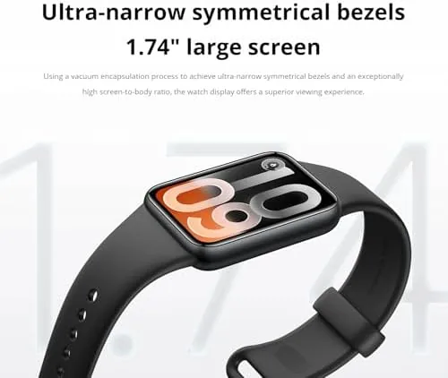 Close look at the XIAOMI Smart Band 10 Pro, Activity Tracker, 1.74" Display, High-Strength build quality