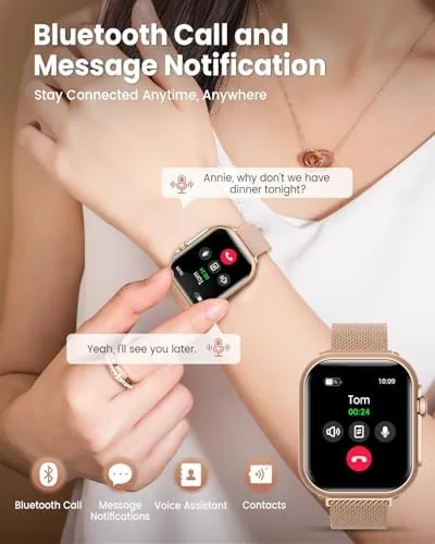 Another view of the Smart Watch for Women for iPhone Android:1.85" Smartwatch Fitness Tracker