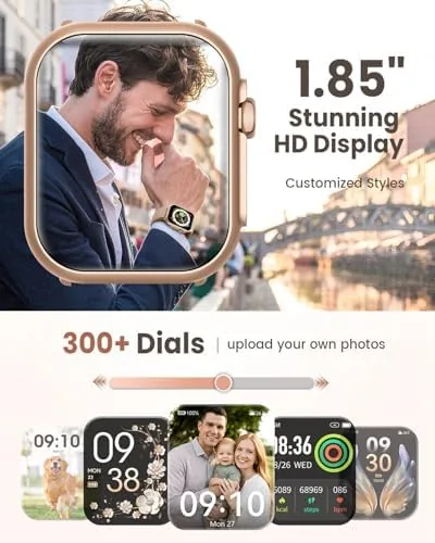 Testing the Smart Watch for Women for iPhone Android:1.85" Smartwatch Fitness Tracker over two weeks