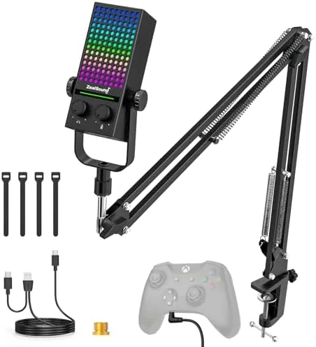 ZealSound Gaming Microphone for Xbox with Boom Arm, USB Microphone for PC Mac iPhone Review: Tested and Rated