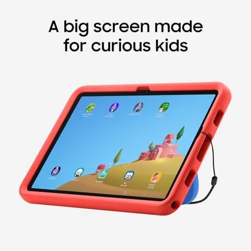 Close look at the Samsung Galaxy Tab A11+ Kids Edition, 128 GB Android Tablet build quality