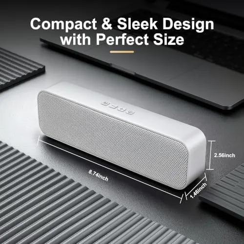 Detail shot of the Computer Speakers for Desktop PC,USB Powered & Plug and Play,with features