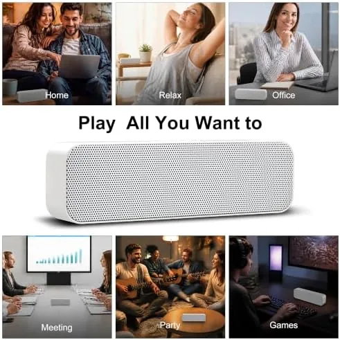 The Computer Speakers for Desktop PC,USB Powered & Plug and Play,with compared in context