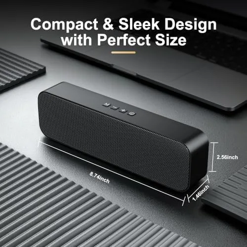 Detail shot of the Computer Speakers for Desktop PC,USB Powered & Plug and Play,with features