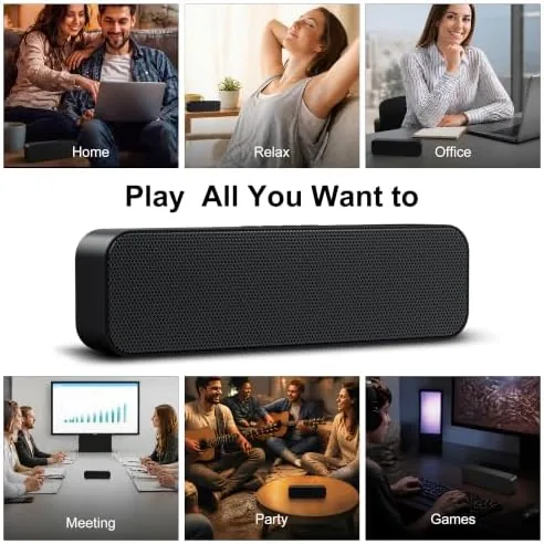 The Computer Speakers for Desktop PC,USB Powered & Plug and Play,with compared in context