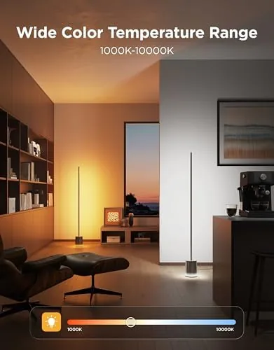 Comparison of the Govee Floor Lamp 3 with a standard smart floor lamp