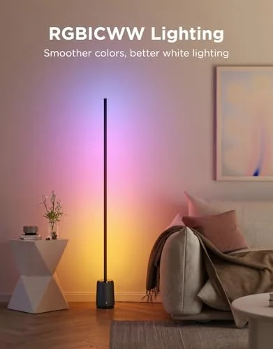 Close up of the Floor Lamp 3 Lite base and column joint