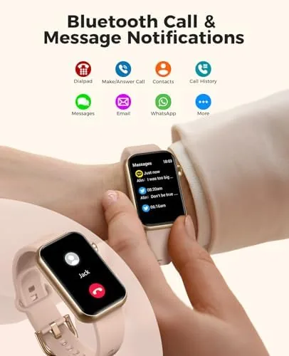 Close look at the Smart Watch Fitness Tracker, Bluetooth Call, 24/7 Health Monitor for build quality