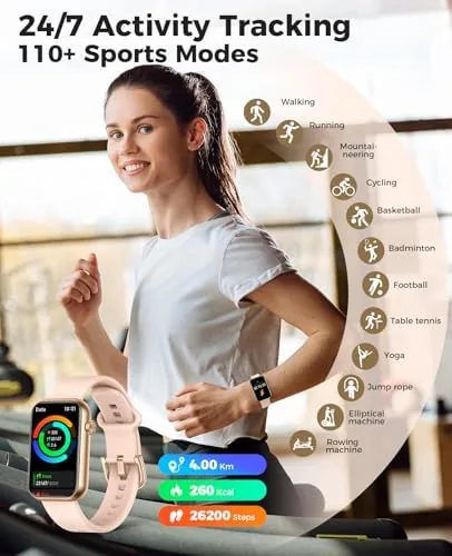 The Smart Watch Fitness Tracker, Bluetooth Call, 24/7 Health Monitor for in real use
