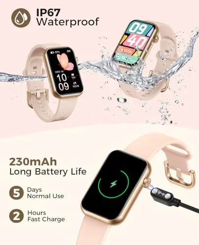 The Smart Watch Fitness Tracker, Bluetooth Call, 24/7 Health Monitor for compared in context