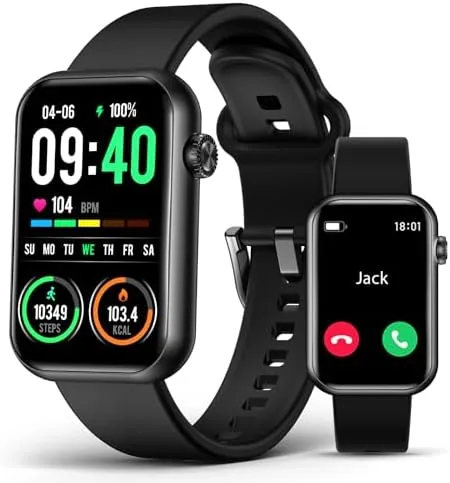 Overview of the Smart Watch Fitness Tracker, Bluetooth Call, Health Monitor for Men
