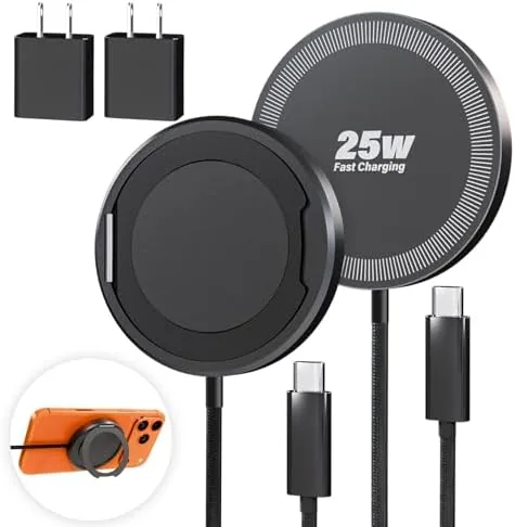2Pack Magnetic Wireless iPhone Charger Fast Phone Charger with Stand, 6FT 25W Fast Phone Review: Tested and Rated