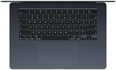 Close up of the Midnight aluminum finish and the MacBook Air hinge