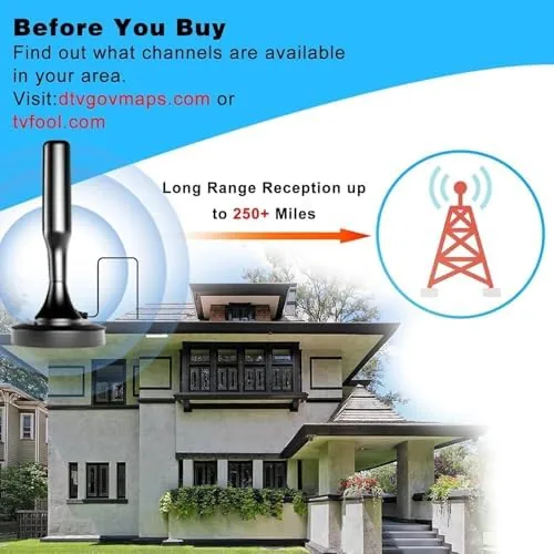 Another view of the TV Antenna Indoor for Local Channels,Digital Antenna for Smart TV