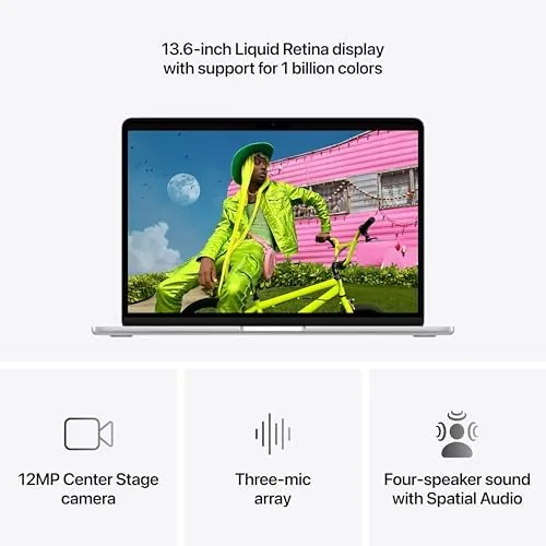 The 13-inch Silver MacBook Air beside a 14-inch MacBook Pro on a desk