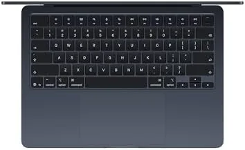 Close-up of the M5 MacBook Air 13.6-inch Liquid Retina display showing an editor window