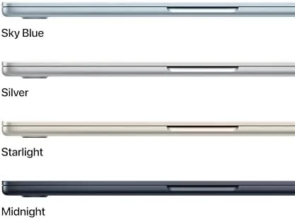 MacBook Air M5 keyboard with Touch ID and trackpad in use