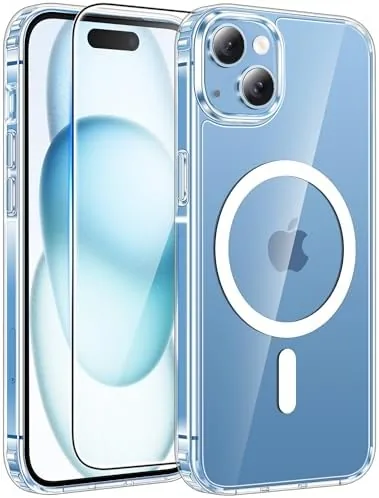 FNTCASE for iPhone 15/14/13 Case, Fit for Magsafe, Glass Screen Protector | Anti Yellowing Review: Tested and Rated
