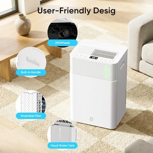 Testing the 52 Pints Dehumidifier for Home, 4500 Sq. Ft Dehumidifier for over two weeks