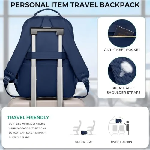 The College Backpack School Bookbag for Women: 15.6 Inch Laptop Backpacks in real use