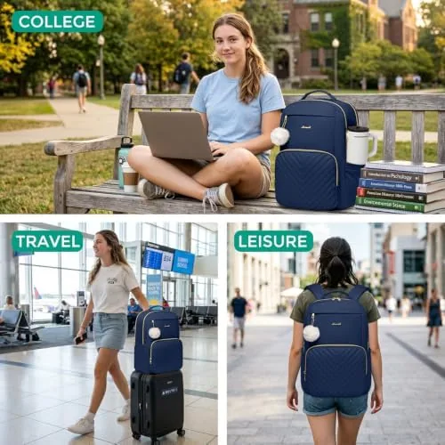 Testing the College Backpack School Bookbag for Women: 15.6 Inch Laptop Backpacks over two weeks