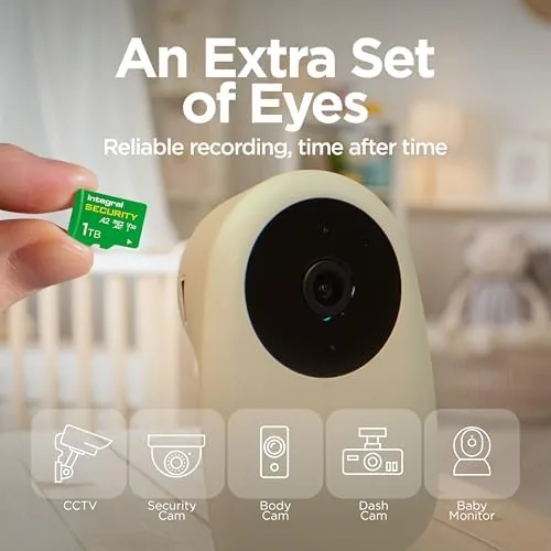 Close look at the Integral 128GB High Endurance microSD Card for CCTV, Dash Cam build quality