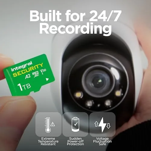 The Integral 128GB High Endurance microSD Card for CCTV, Dash Cam compared in context