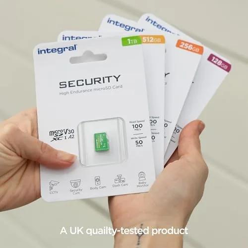 Testing the Integral 128GB High Endurance microSD Card for CCTV, Dash Cam over two weeks