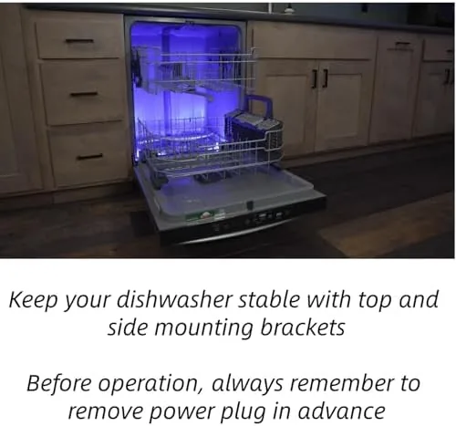 The WD01X27759 for GE Dishwasher Mounting Brackets for Under-Counter Dishwashers with in real use