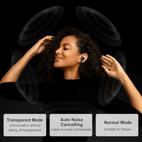 Another view of the Ear buds, Wireless Earbuds, 56Hrs, BT5.3 Headphones, ENC, IPX7 for