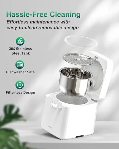 The Mifasol Stainless Steel Warm Mist Humidifier, 3.3L/0.87Gal Steam Humidifier Large in real use