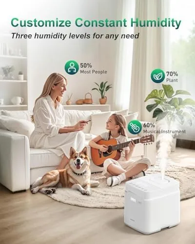Another view of the Mifasol Stainless Steel Warm Mist Humidifier, 3.3L/0.87Gal Steam Humidifier Large