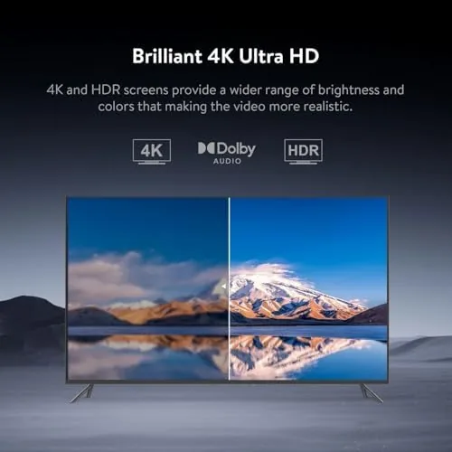 Detail shot of the onn. 4K Streaming Device with Google TV, 8GB Storage, 2GB features