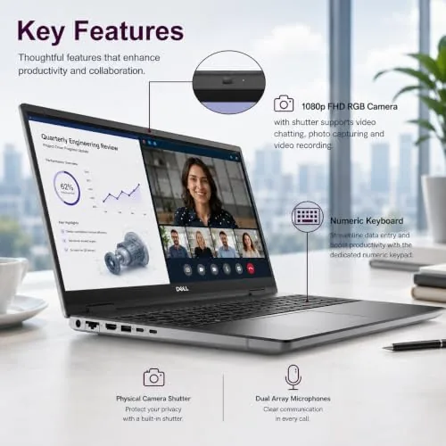 The Dell Precision 7680 beside a gaming laptop and a thin ultrabook for comparison