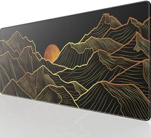 KTRIO Large Gaming Mouse Pad, Desk Mat, 31.5 x 11.8 in, Bright Rise, XL Review: Tested and Rated
