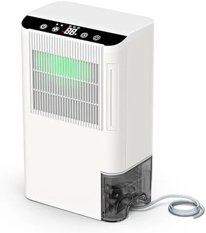 Overview of the Dehumidifiers for Home, 2000 Sq.Ft Small Dehumidifier with 3.3ft Drain