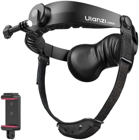 ULANZI Head Strap Mount f Action Camera & Phone Comfortable POV Head Mount | Review: Tested and Rated