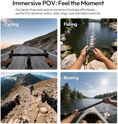 Close look at the ULANZI Head Strap Mount f Action Camera & Phone Comfortable build quality