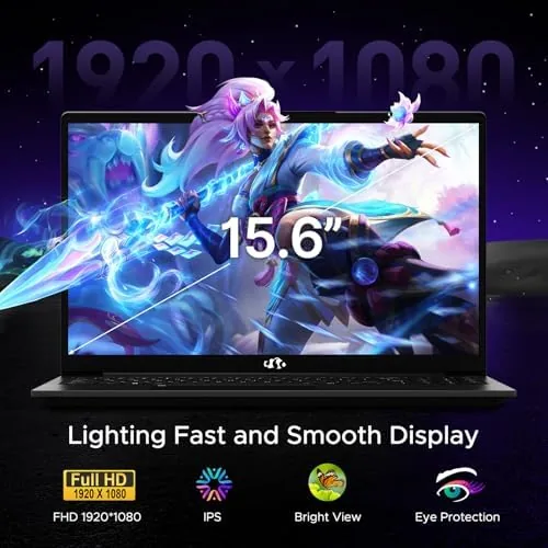 Detail shot of the NIMO 15.6" AI Ready Gaming Laptop, 2026 Edition AMD Ryzen features