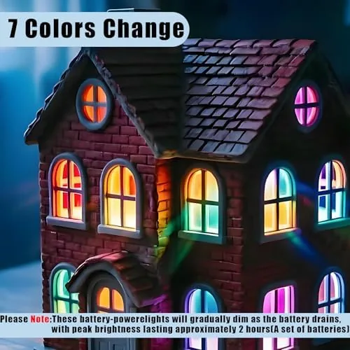 Close look at the Mini Led Lights 10pc Small Led Lights Battery Powered Colorful build quality