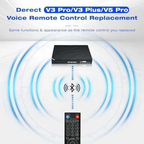 Close look at the V3 Pro V3 Plus V5 Pro TV Box Voice Remote build quality