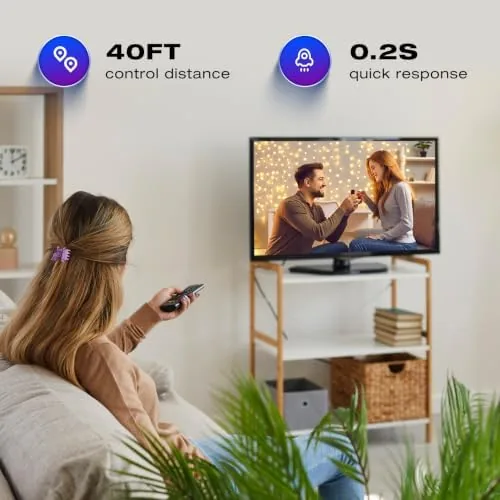 The V3 Pro V3 Plus V5 Pro TV Box Voice Remote in real use