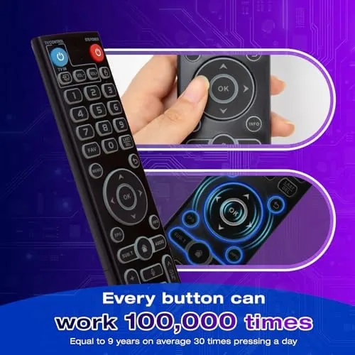 Another view of the V3 Pro V3 Plus V5 Pro TV Box Voice Remote