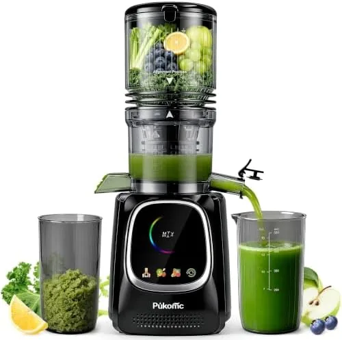 Pukomc Cold Press Juicer Review: Whole Produce, High Juice Yield