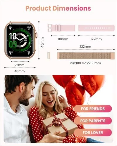Testing the Smart Watch for Women Men Fitness: Smart Watch ,Fitness Tracker over two weeks