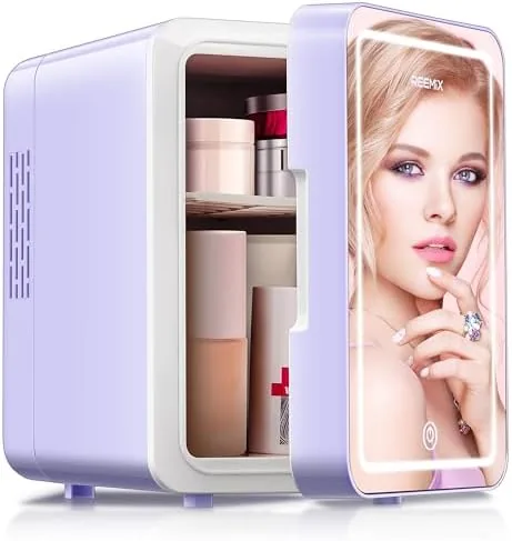 Reemix Skincare Fridge, Mini Beauty Fridge | with LED Mirror, 4L Portable Small Refrigerator Review: Tested and Rated