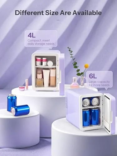 Testing the Reemix Skincare Fridge, Mini Beauty Fridge | with LED Mirror over two weeks