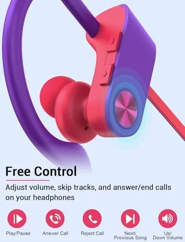 The Bluetooth 5.3 Headphones, Wireless Sports In-Ear Earbuds IPX7 Waterproof | in real use